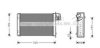 AVA QUALITY COOLING CR6026 Heat Exchanger, interior heating